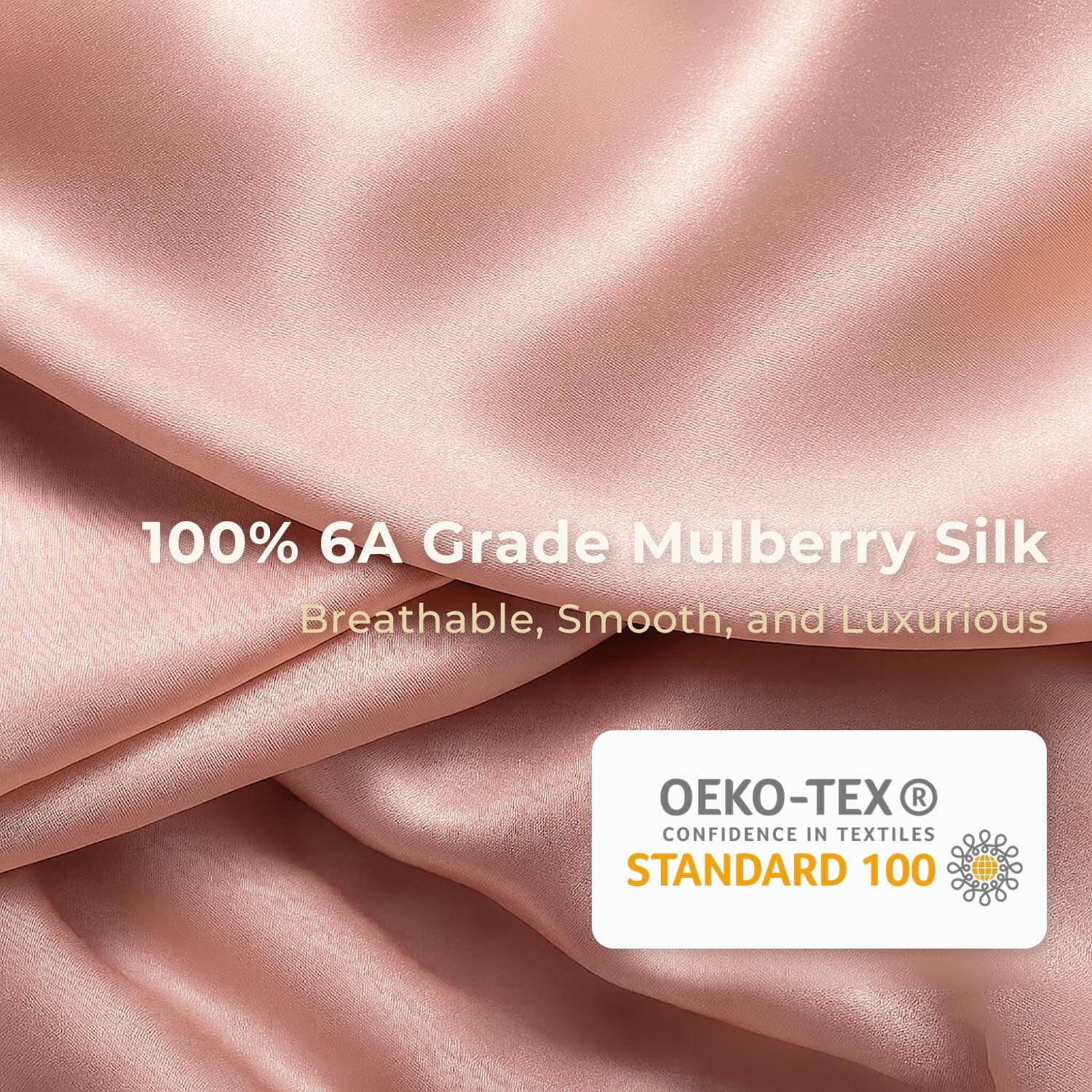 Pink Flower Double-Layer Mulberry Silk Bonnet: image 6