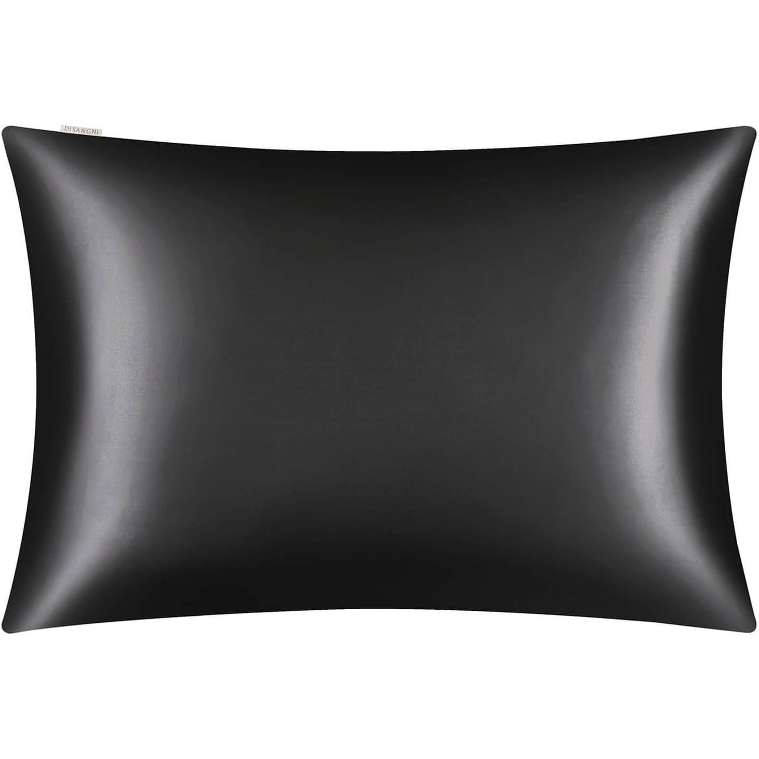 Black 22 Momme Silk Pillowcases, Standard Size, 2 Pack: image 6