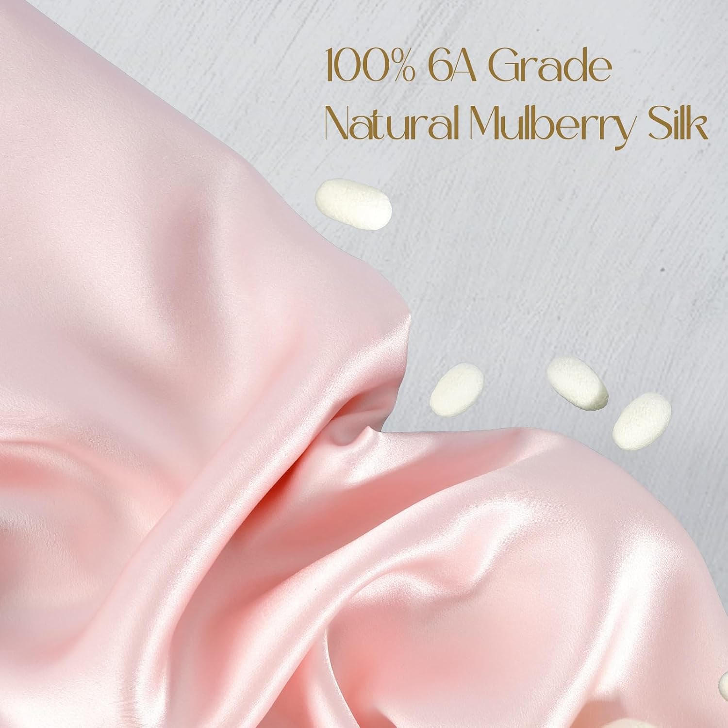 Pink Mulberry Silk Pillowcase Queen 19 Momme: image 2