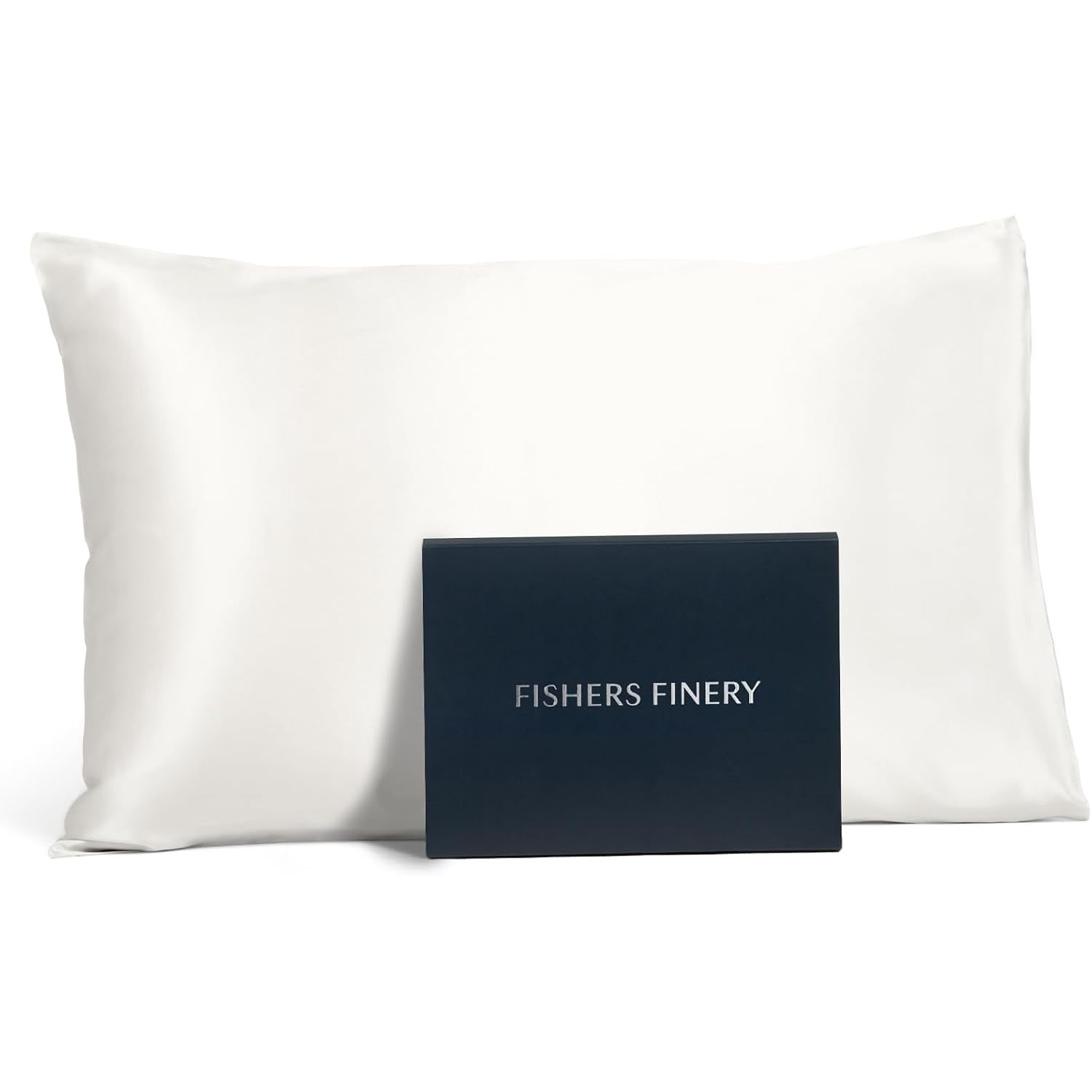 Undyed White 25 Momme Mulberry Silk Pillowcase (Queen)