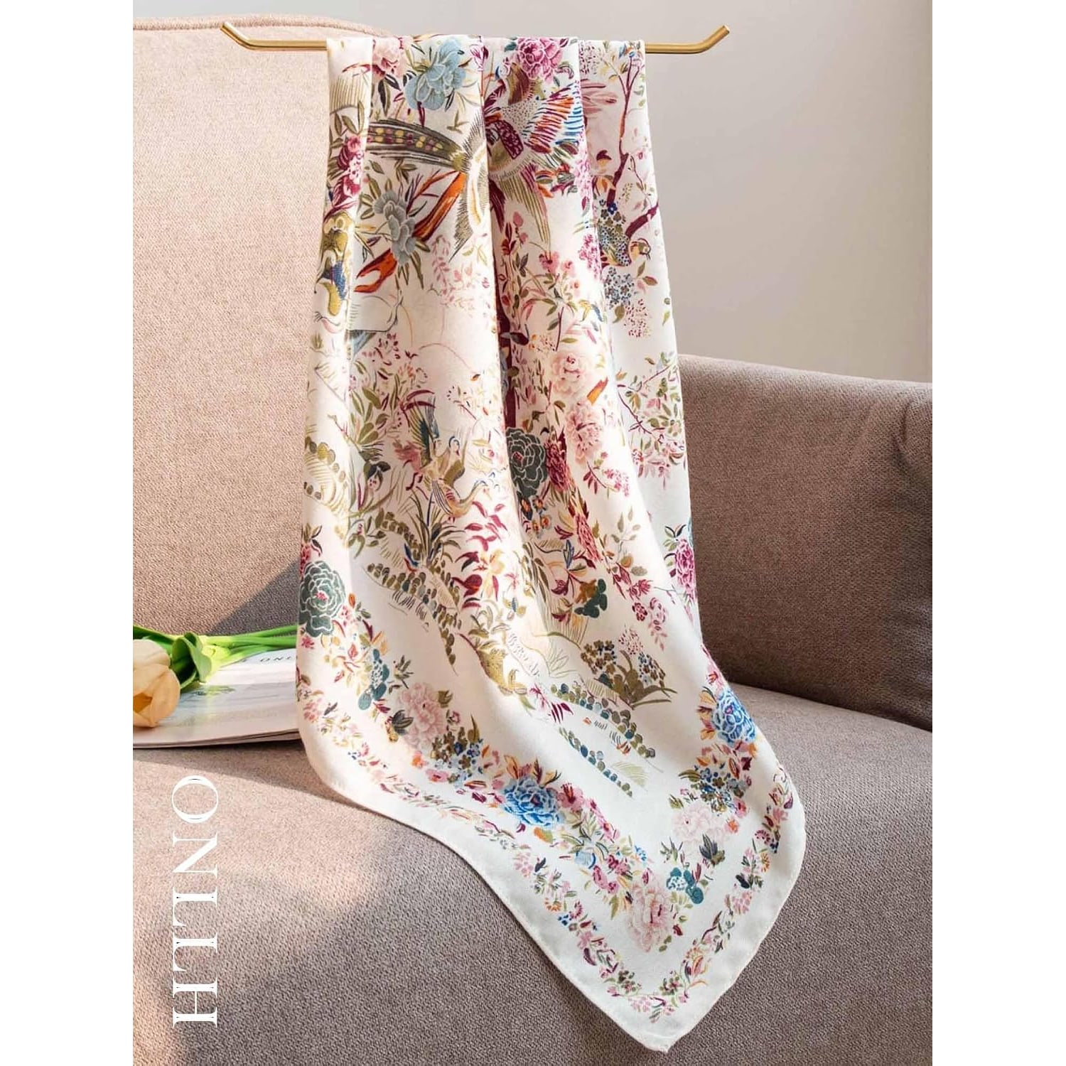 Mulberry Silk Square Scarf 21 Inch: image 4