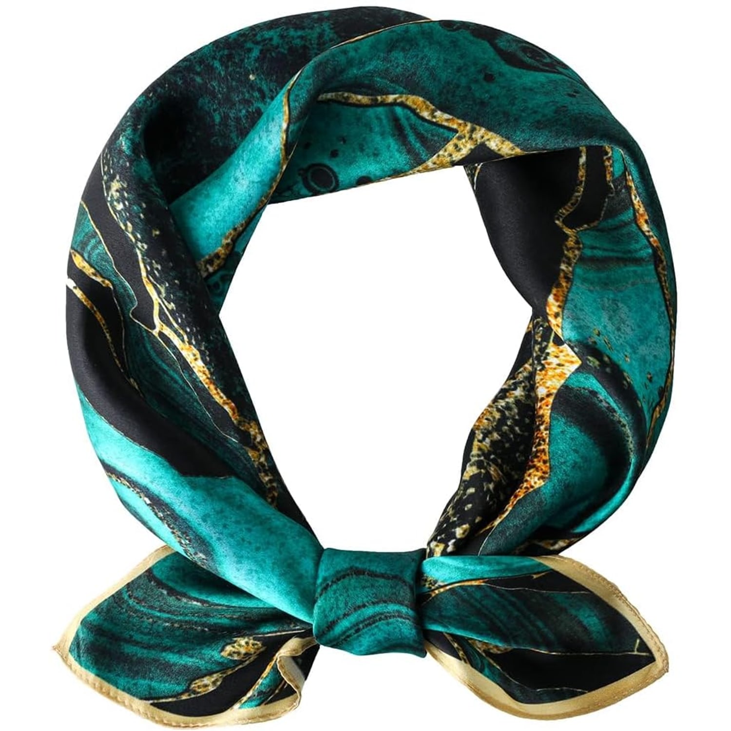 68cm Square Mulberry Silk Hair Scarf