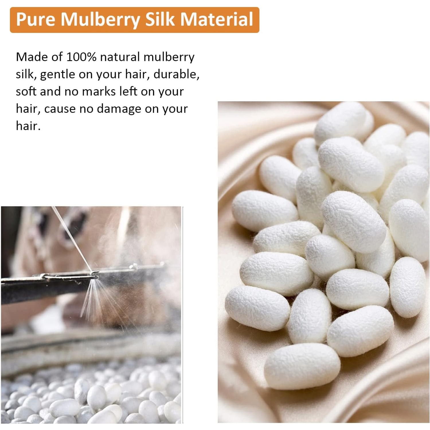 Skinny Mulberry Silk Scrunchies 4 Pack: image 2