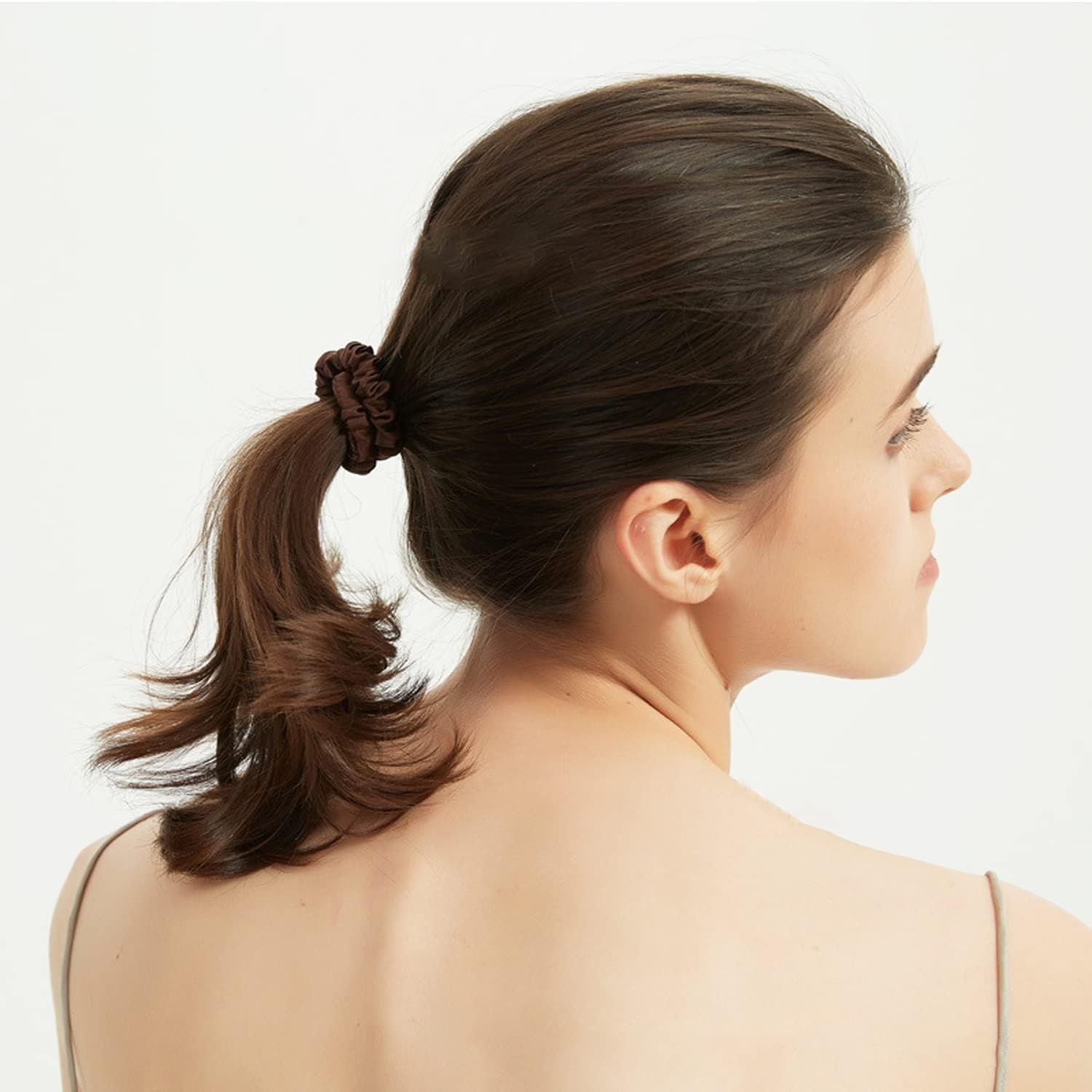 Skinny Mulberry Silk Scrunchies 4 Pack: image 6