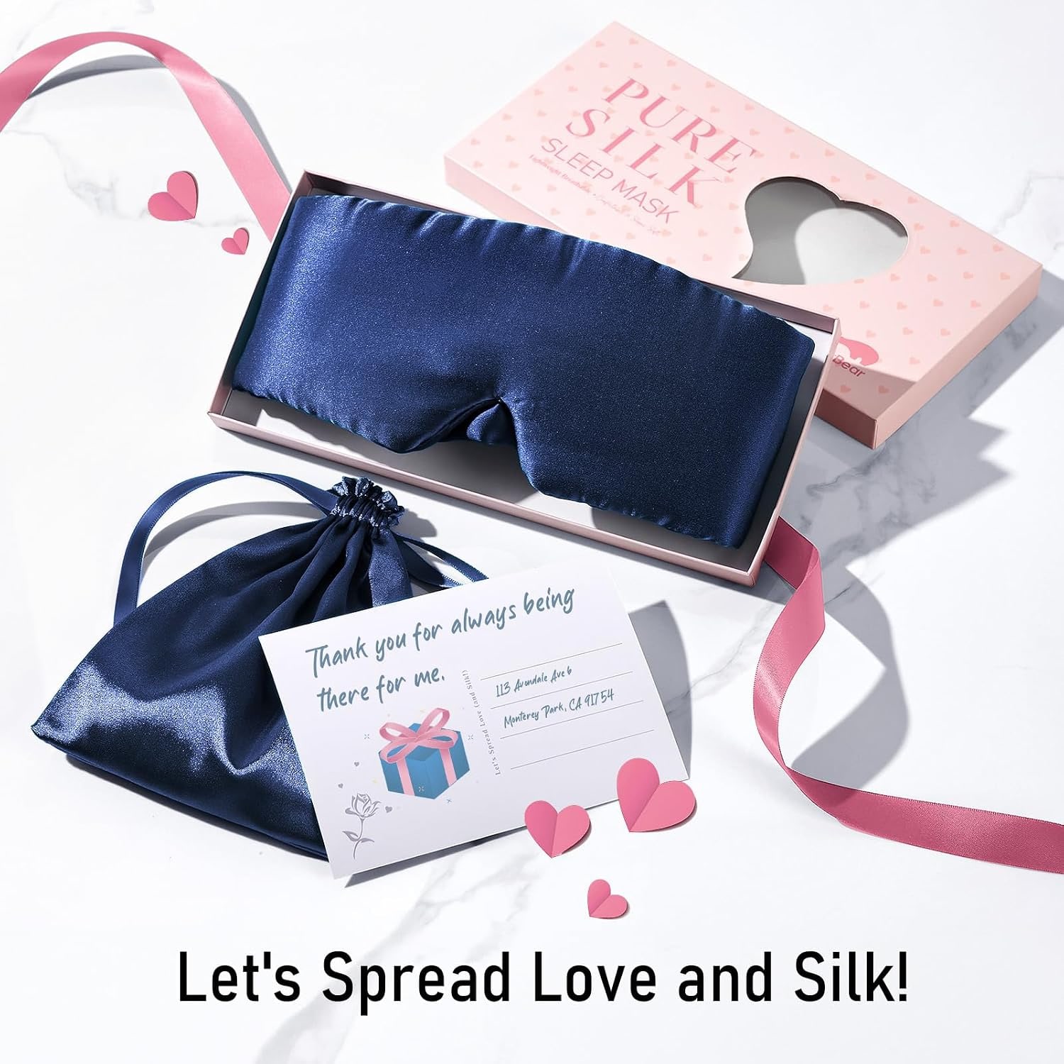 22 Momme Silk Sleep Mask for Side Sleepers: image 6